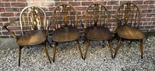 Four Ercol Windsor Dining Chairs Mid-Century Modern.Delivery available