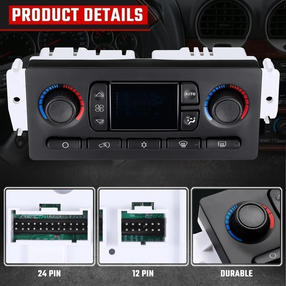 AC A/C Heater Climate Control Module 599-211XD For Chevy GMC Improved Design Foto 4 de 4