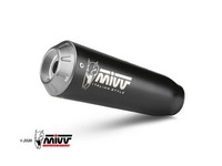 Mivv X-M1 SchalldäMpfer Slip-On Auspuff Edelstahl Schwarz KTM RC 390 2017-20