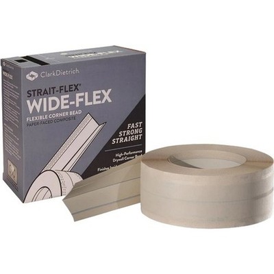Strait-Flex WF-100 4'' x 100' Wide-Flex 4 Paper-Face Composite Tape-1PK