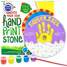 Handprint Stone Create Your Own by Horizon Group USA Creative Roots