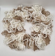 Rüschenschal Handarbeit Rüschenwolle Schal Stola Neu Neu