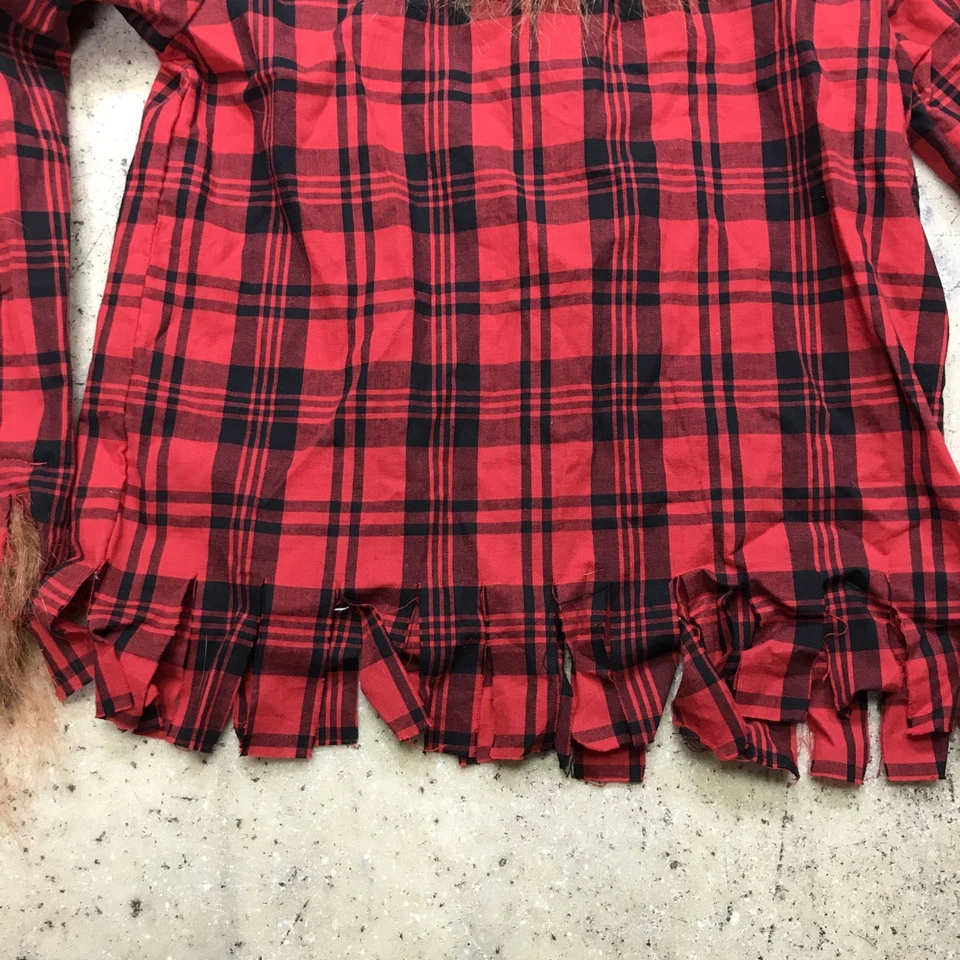 Target Werewolf Halloween Costume Shirt Only - Size Youth Large - Faux Fur Chest - Image 4 of 4