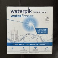 Waterpik Nano Plus Water Flosser WP-320W Whit...