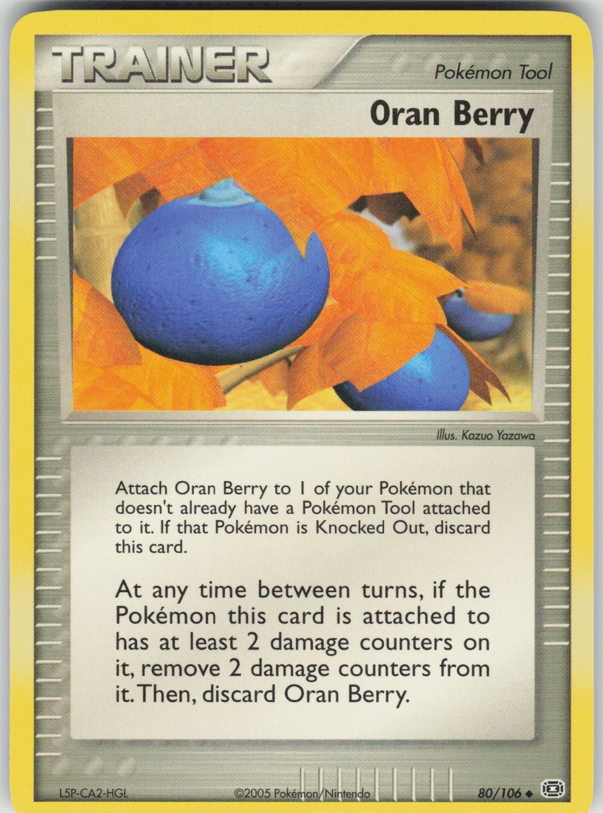 Pokemon Oran Berry 80/106 Emerald Uncommon LP