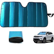 Car Windshield Sunshade-Thicken 5-Layer Bubble Block Heat and Sun UV Blue