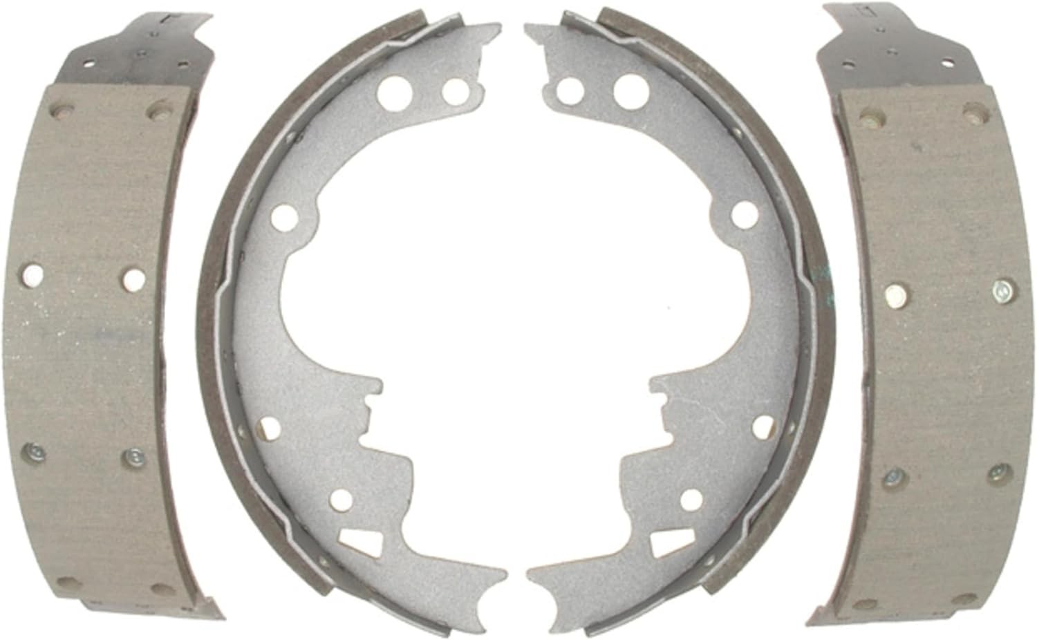 ACDelco Gold 17514RF1 Riveted Rear Drum Brake Shoe Set 