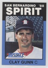 1988 Best San Bernardino Spirit Clay Gunn #18 00ah
