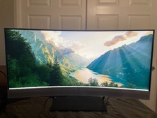 HP S340c 34-inch VA-LCD Gaming Curved Monitor w/ Webcam Speakers  PIP 3440x1440