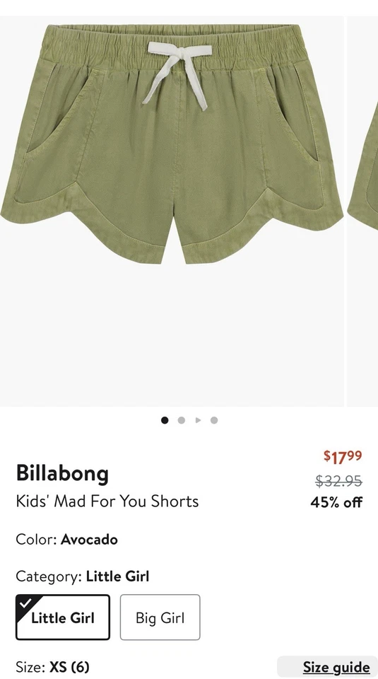 Kids Mad For You Drawstring Shorts, Small - Image 2 of 4