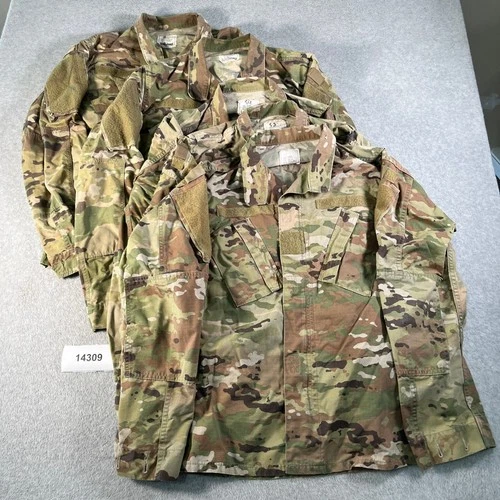 U.S. Army Williams Combat Uniform Coat Unisex Small Green Camo Camping Lot Of 5 - product listing photo