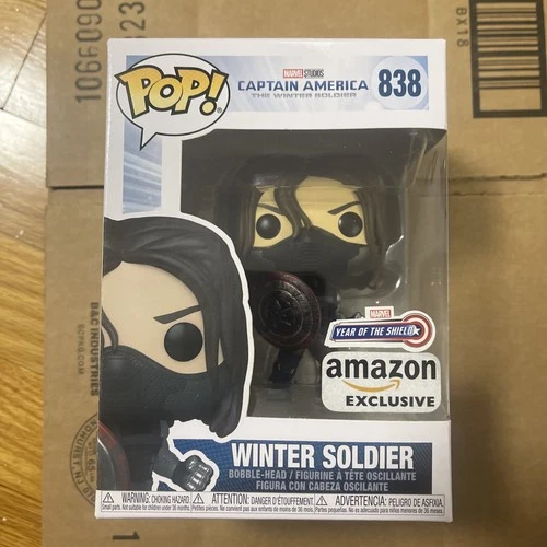 Funko Pop! Vinyl: Marvel - Winter Soldier - Amazon (Exclusive) #838!