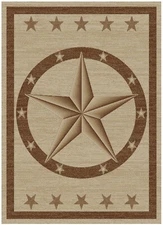 5'3" x 7'3" Texas Star Western Rustic Lodge Cabin Area Rug 