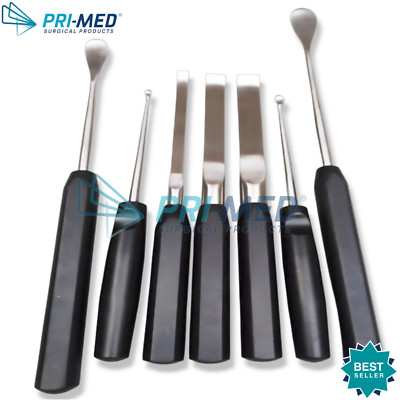 7 Pieces Spoon & Chisel Surgical Instrument Set Orthopedic Instruments ...