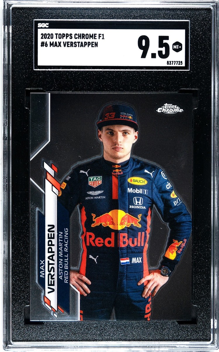 Max Verstappen F1 2020 Topps セット 2020 Topps Chrome F1 #6 Max Verstappen RC 70th Gold