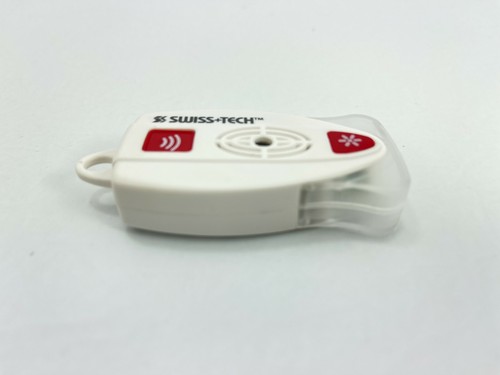 Swiss Body Guard Gard Personal Sonic Alarm 2 LED Flashlight Key Fob Belt Purse - Picture 3 of 9