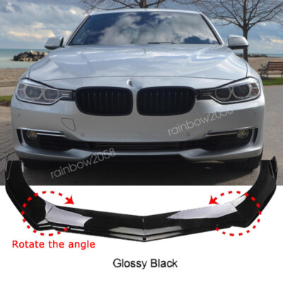 Glossy Black Front Bumper Lip Splitter Spoiler Body Kit for 3 Series F30 G20 M3