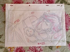 Original Production Sketch Genga Sorcerous Stabber Cleo Leki