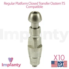 10x Dental Closed Transfer Regular Platform 2.5mm 0sstem Compatible Dentistry