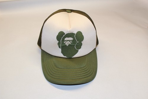 Super Rare Bape X Kaws Trucker Hat | eBay