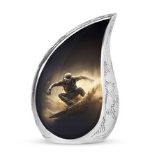 Sandboarding Small Urns For Ashes Adult Male - Mini Cremation Urns