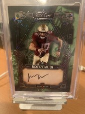 MCKENZIE MILTON 2022 WILD CARD 5 CARD DRAW ROOKIE SIGNATURE AUTO 3 Of 3 FSU HOT