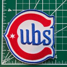 Chicago Cubs 4" New Iron /Sew On Embroidered Patch  Free Tracking 