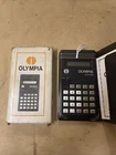 ORIGINAL VINTAGE Olympia LCD 100 Portable Calculator Small Desk Office Retro