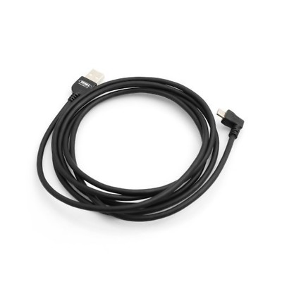 System-S Micro USB 2.0 Kabel gewinkelt 90 grad Winkelstecker (links/male) Ada...