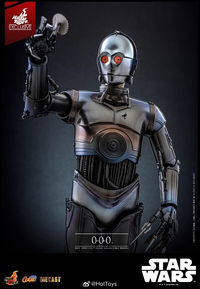 Ready! New Hot Toys CMS016D58 Star Wars 0-0-0 Triple Zero 1