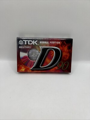 TDK D 90 Audiokassette * Cassette tape  * Type I Normal * sealed