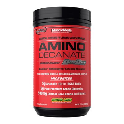 	MuscleMeds Amino Decanate Citrus Lime 13.5oz 384g	