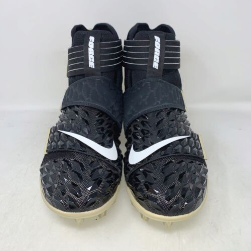 Nike Force Savage Elite 2 Tan Black High Football Cleats, Size 17 AH3999-011 - Picture 2 of 7