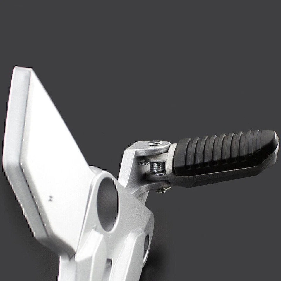 Reposapiés universales para moto pedal aleación de aluminio izquierda y derecha Foto 3 de 4