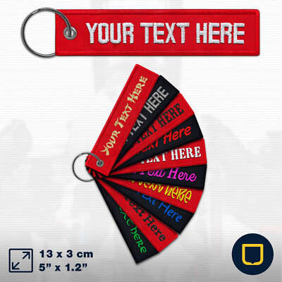 Custom Jet Tag Keyring Car Keychains Jet Tag Keychain Custom - Main Image