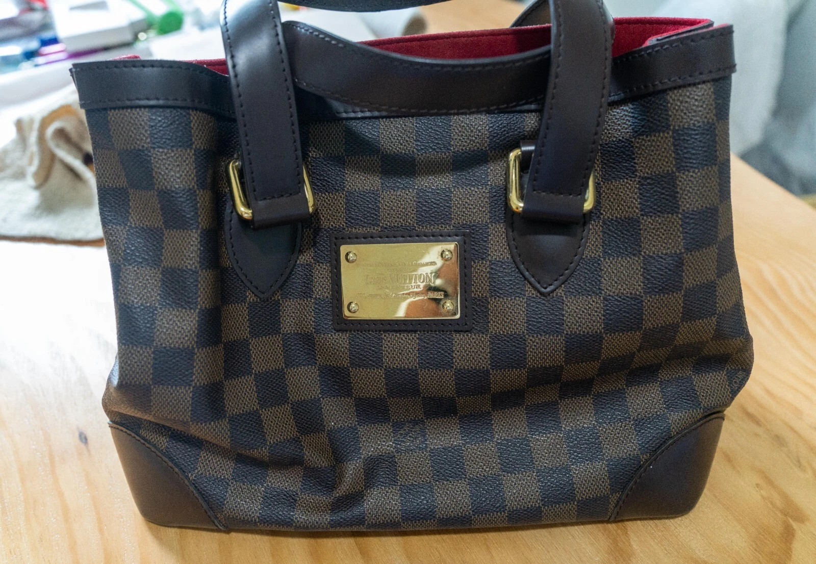 LOUIS VUITTON（LV） Borsa 100% autentica LOUIS VUITTON N51205 Hampstead PM con ricevuta.