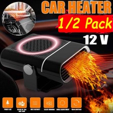 1/2 PC 150W Portable Electric Car Heater Heating Fan Defogger Defroster Demister