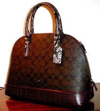 coach sierra satchel oxblood