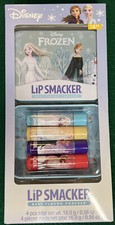 NEW Disney FROZEN 4PC LIP SMACKER IN COLLECTOR TIN LIP BALMS