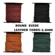 Xsotica Round Suede Leather Cord - 2.0 MM