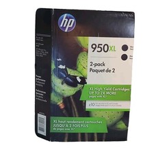 Genuine HP 950XL Black Ink Cartridge High Yield OEM Sealed 08/2020 Only 1 Pack