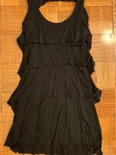Urban Outfitters Black Curtain Layered Sleeveless Dress Black Small