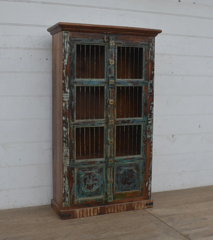 Armario de madera de teca recuperada Foto 2 de 4