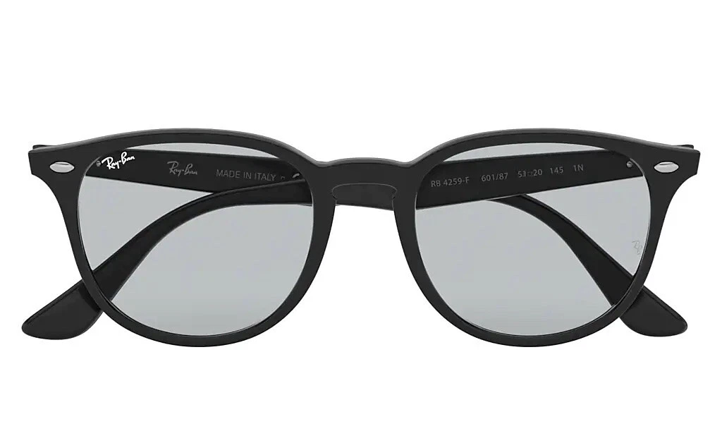 Ray-Ban RB4259 Washed Lenses Polished Black /Dark Grey RB4259F 601