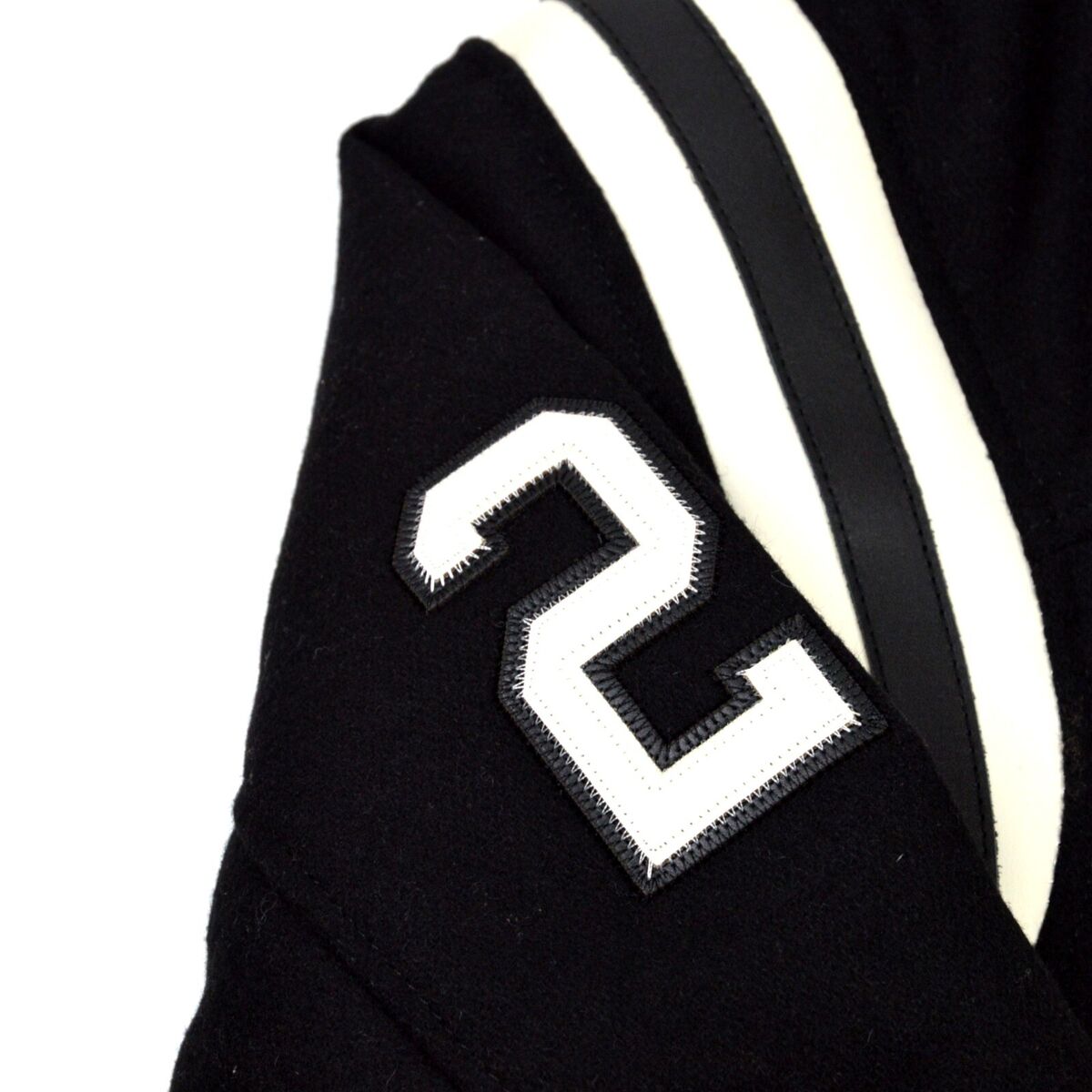 Stussy 80 Wool Varsity Jacket - Size XLarge - Black - Brand Stussy 80 Wool Varsity Jacket - Size XLarge - Black - Brand