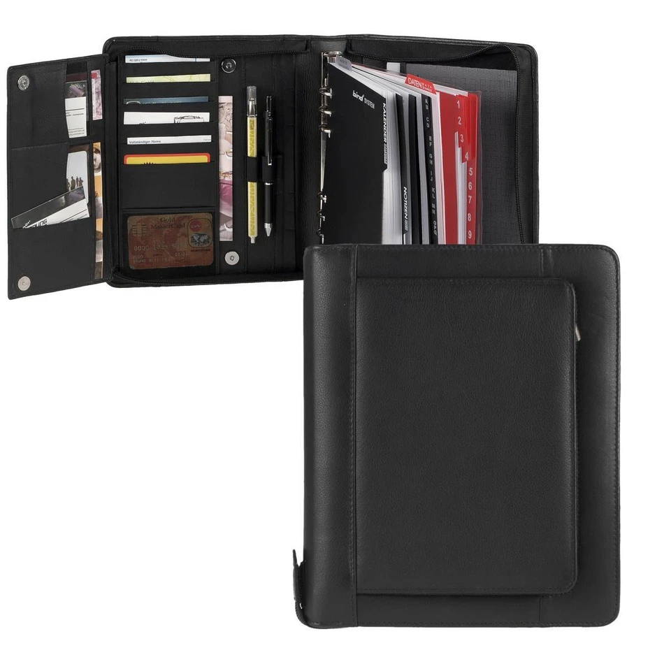 Terminkalender A5 Leder Terminplaner Kalender Timer Systemplaner 2025