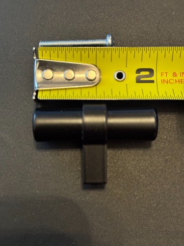 Jeffrey Alexander 51MB Key Grande 2" Length Bar Knob Pull Matte Black - Picture 4 of 6