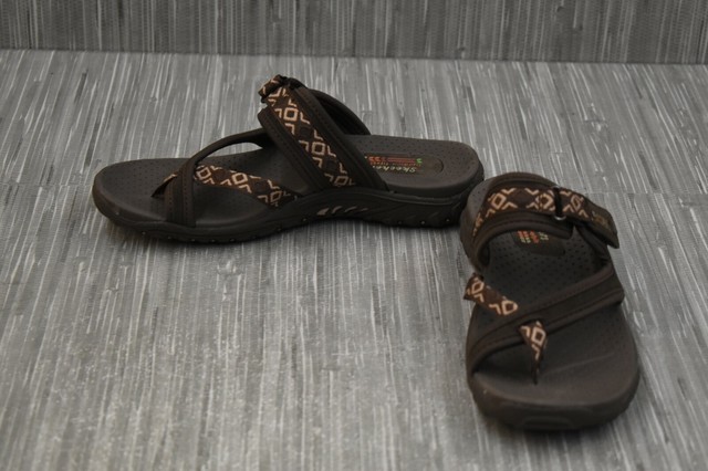 **Skechers Reggae Trailway 40798 Sandals - Women's Size 6.5, Brown for sale online