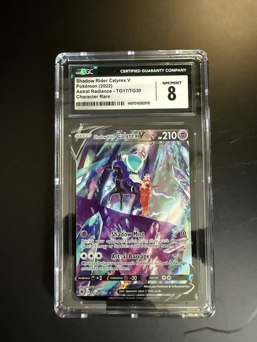 Shadow Rider Calyrex V graded CGC 8 for sale on eBay