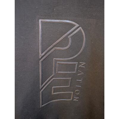 PE Nation Pip Edwards Scuba Rubber Text Black Oversized Athleisure